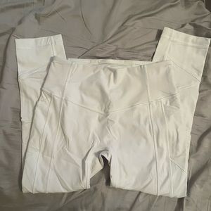 White lululemon leggings size 8
